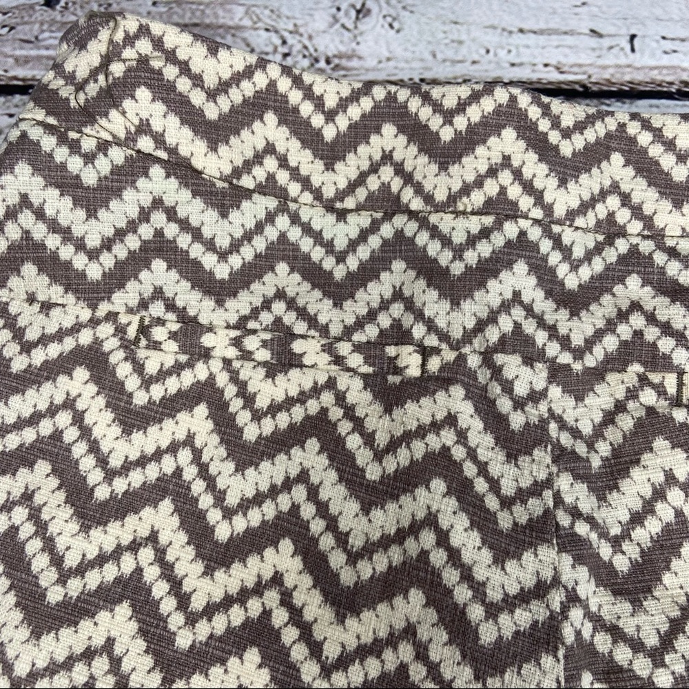 Anthro Cartonnier Melisma Chevron Shorts Size 2 View 5
